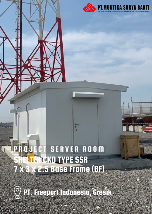 Server Room Shelter CKD PT. Freeport Indonesia