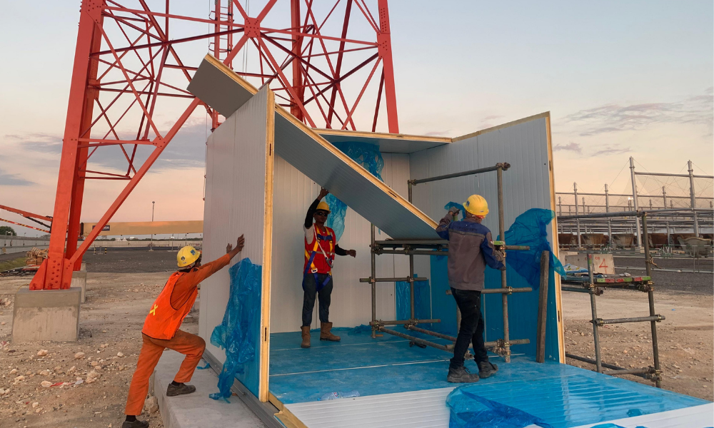 Installasi Shelter CKD